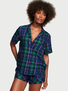 Victoria's Secret piżama flanelowa bawełna rozmiar M/L