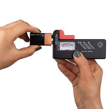 АНАЛОГОВЫЙ ТЕСТЕР ДЛЯ БАТАРЕЙ AA ​​AAA R14 R9