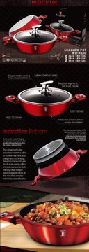 ГРАНИТНЫЙ ВОК 32см BERLINGER HAUS БУРГУНДИЯ BH-1264