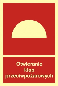 Otwieranie klap przeciwpożarowych 20x29,6 folia