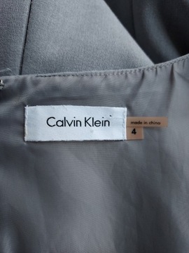 CALVIN KLEIN ołówkowa sukienka office 34 36