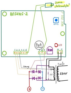 Советская плата выпрямителя РЕСУРС-1 PECYPC-1