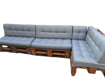 Poduszki na trzy PALETY kpl 8 szt 120 X 60 SZARY