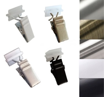 ЛЯГУШКА С НАПРАВЛЯЮЩЕЙ ДЛЯ АЛЮМИНИЕВОГО КАРДИНА SLIM METAL 100 шт.