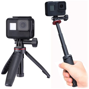 Селфипалка Ulanzi MT-09 для видеоблога, штатив для GoPro 12, 11, 10, 9, 8, 7
