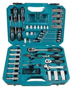 MAKITA NARZĘDZIA RĘCZNE KLUCZE BITY 87szt E-08458
