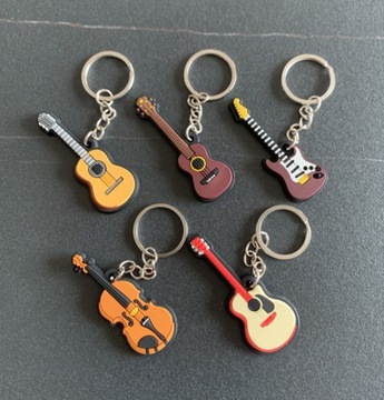 БРЕЛОК ДЛЯ КЛЮЧЕЙ КЛАССИЧЕСКАЯ ГИТАРА резиновый брелок для ключей