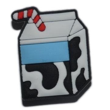 Food - Przypinka do Crocs - Karton mleko - 2954