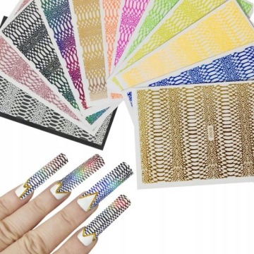 Радужная голо-наклейка для ногтей