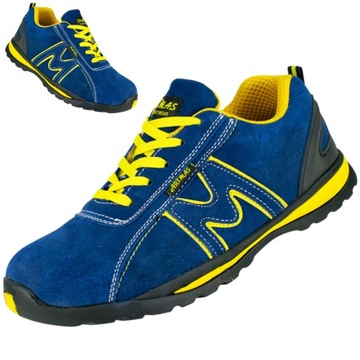 Buty robocze MĘSKIE półbuty LEKKIE BEZ PODNOSKA wygodne do PRACY r.43