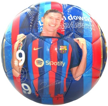 PIŁKA DO PIŁKI NOŻNEJ FC BARCELONA LEWANDOWSKI R.5