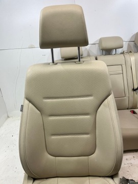 СИДЕНЬЯ TOUAREG 7P, БЕЖЕВАЯ КОЖА, КОМПЛЕКТ BDB!
