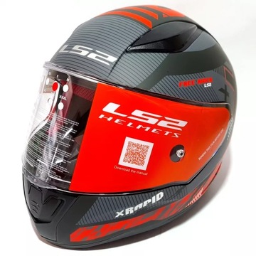 KASK LS2 FF353 RAPID XTREET - ROZMIAR: S (55 - 56 CM)