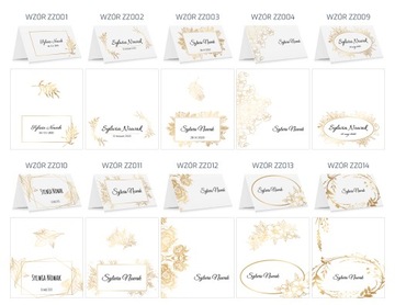 Позолоченные свадебные виньетки
