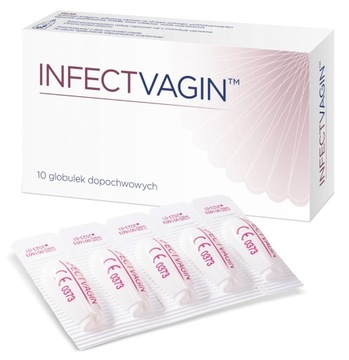 Infectvagin, globulki dopochwowe, 10 sztuk
