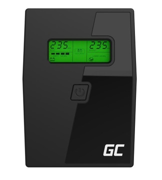 Источник питания ИБП GREEN CELL UPS01LCD 600 ВА
