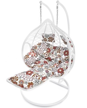 БОЛЬШОЙ СТУЛ-КОКОН-ГАМАК ПОДВЕСНОЙ КАЧАЛКА С ПОДСТАВКОЙ ДЛЯ НОГ