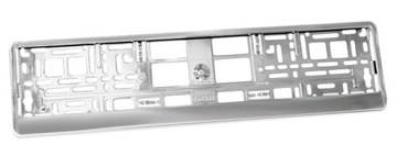 ХРОМИРОВАННАЯ РАМКА НОМЕРНОГО ЗНАКА, ХРОМИРОВАННАЯ, 2 ШТ.