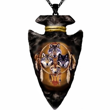 Gothic Crow Black Chain Pendant Necklace Hip Hop