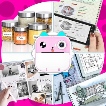 DRUKUŚ 3.0 ТЕРМОПРИНТЕР ФОТОКАМЕРА МГНОВЕННОЙ ФОТО +11 РОЛИКОВ