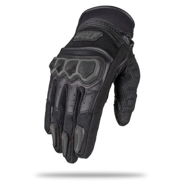 WOLF KRÓTKIE LETNIE RĘKAWICE MOTOCYKLOWE SKÓRA-TEKSTYLIA WOLF TAF GREY 2XL