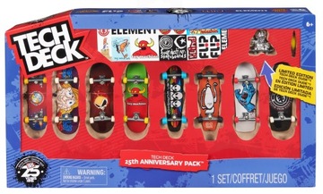 TECH DECK 8 DESKOROLEK FINGERBOARD ZESTAW FLIP ELEMENT BLIND TOY MACHINE