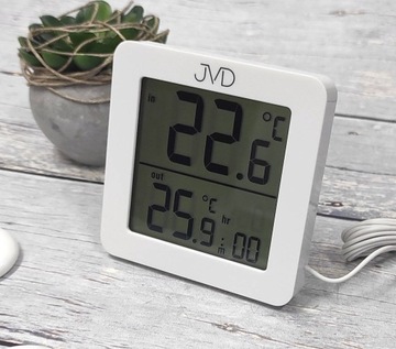 ВНЕШНИЙ ВНУТРЕННИЙ ТЕРМОМЕТР JVD T730 ПАМЯТЬ