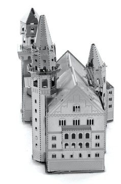 Металлическая Земля Замок Нойшванштайн 3D Металлическая Модель