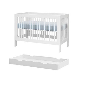 Детская кроватка Pinio Basic 140x70 с выдвижным ящиком