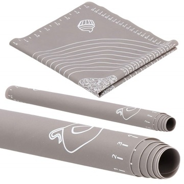 СИЛИКОНОВЫЙ КОВРИК БОЛЬШАЯ ПОДКЛАДКА XXL ДЛЯ ТОРТОВ КУХОННАЯ ПОДКЛАДКА ИЗМЕРИТЕЛЬНАЯ