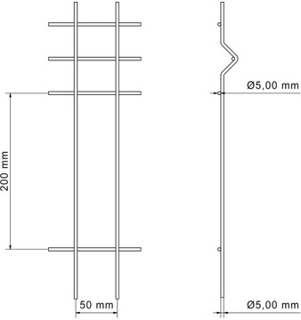 PANELE ogrodzeniowe 3D - 1,73 m / 5 mm ZIELONE