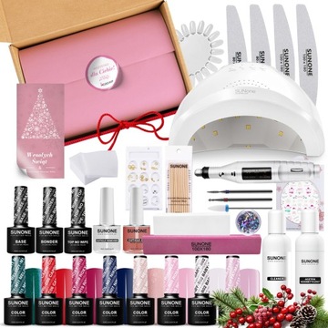 Набор из 25x SUNONE GIFT для гибридных лаков LED УФ-ЛАМПА ФРЕЗЕРНЫЙ СТАНОК фрезы