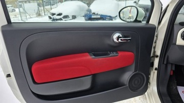 Fiat 500 II Seria 4 1.2 69KM 2016 Fiat 500 ledy super stan zarejestrowany biała, zdjęcie 10