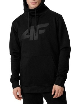 Bluza z kapturem męska 4F H4Z22 BLM352 czarny