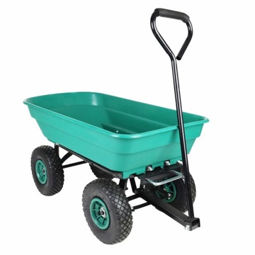 WÓZEK OGRODOWY WYWROTKA TACZKA 3W1 PRZYCZEPA TACZKA TRANSPORTER 120KG