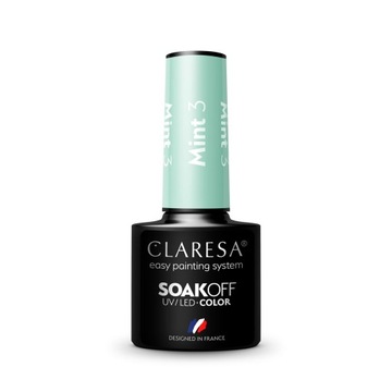 Claresa lakier hybrydowy Mint 3 5g