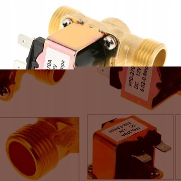 ЭЛЕКТРОМАГНИТНЫЙ КЛАПАН 12 В 1/2 КАТУШЕЧНЫЙ ПРИВОД КЛАПАНА вода