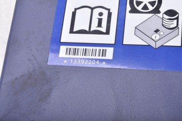 OPEL ASTRA K V KOMPRESOR POWIETRZA 13582005