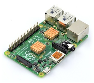 Комплект медных радиаторов для Raspberry Pi 4/3/2/B+/Zero - 8 шт.