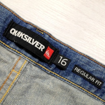 QUIKSILVER _ ZNAKOMITE JEANSOWE SPODENKI _ M/L