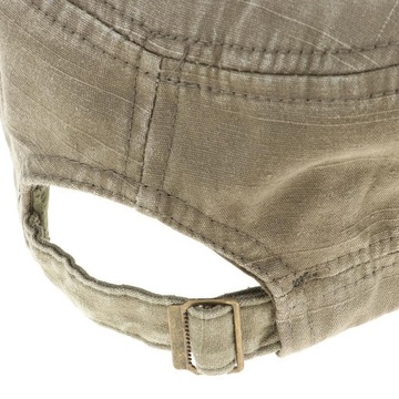 Кадетская хлопковая военная плоская кепка с регулируемой кепкой