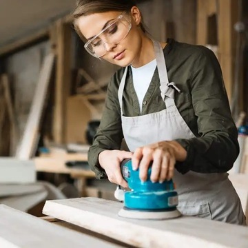 АБРАЗИВНЫЕ ДИСКИ НА ВЕЛКРО 125 мм. P100 ШЛИФОВАЛЬНАЯ БУМАГА С ОТВЕРСТИЯМИ 10 шт.