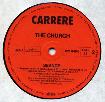 A - The Church - Seance