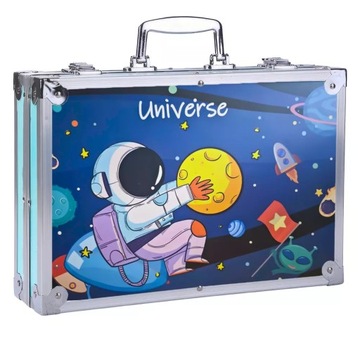 ХУДОЖЕСТВЕННЫЙ НАБОР ДЛЯ РИСОВАНИЯ И РИСОВАНИЯ В ЧЕМОДАНЕ ДЛЯ МАЛЬЧИКА 145в1