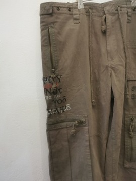 JACK&JONES SPODNIE BOJÓWKI R.M/L ORYGINA KHAKI