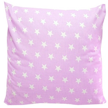 Poszewka na poduszkę 70x80 Różowa gwiazdka