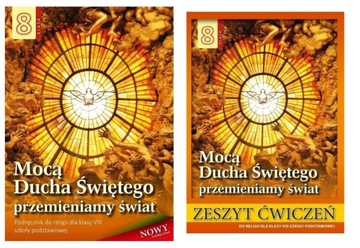 RELIGIA 8 Mocą Ducha Świętego... podręcznik + ćwiczenia Łabendowicz WDS