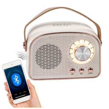 БЕСПРОВОДНОЙ ДИНАМИК BLUETOOTH ПОРТАТИВНЫЙ FM-РАДИО USB MP3 КУХОННЫЙ РЕТРО