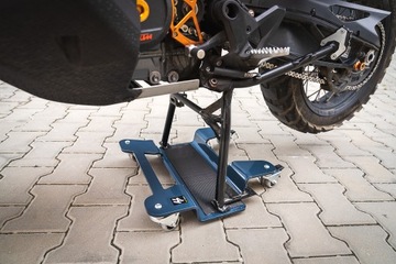 Wózek motocyklowy platforma manewrowa rolki pod motor udźwig 300 kg