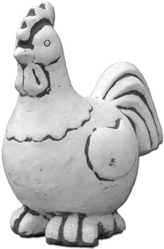 Figura do ogrodu betonowa kura figury ogrodowe